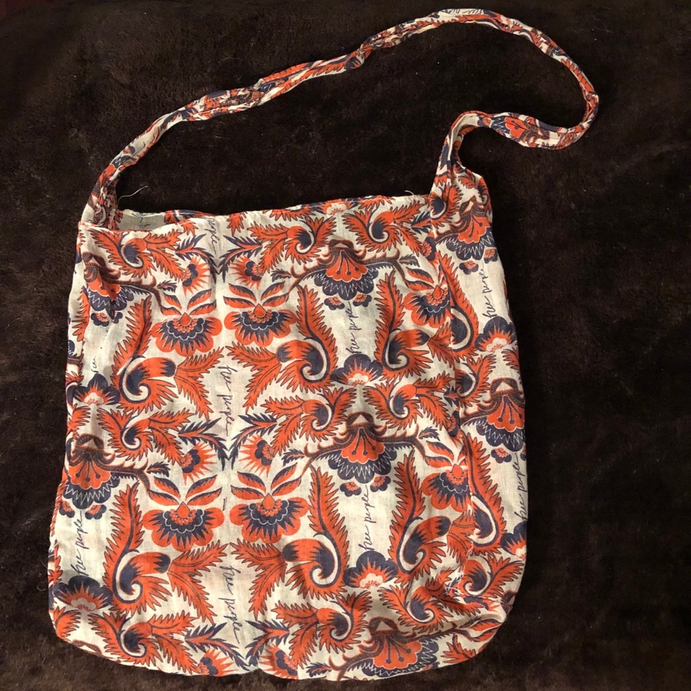 FREE PEOPLE Floral Paisley Tote Bag!